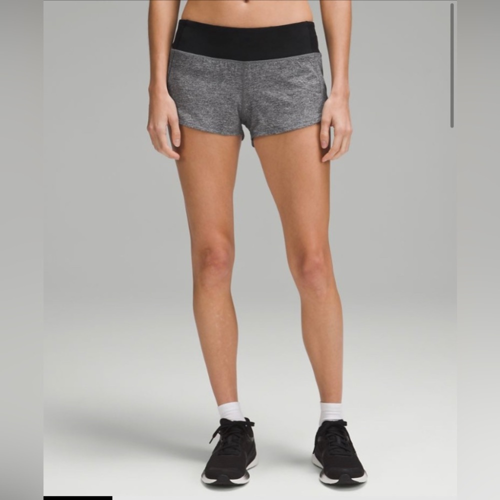 lululemon low rise speed up shorts 2.5in